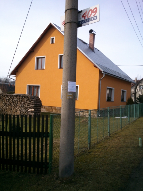 Zrušená žlutá značka v Horní Branné