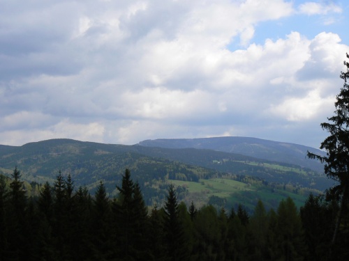 Černá hora z úbočí Jankova kopce