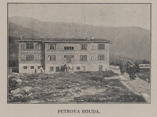 Petrova bouda z průvodce z roku 1921