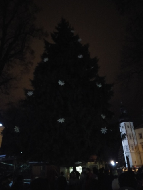 Zhasnutý vánoční strom