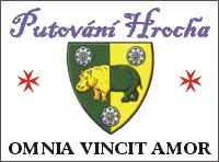 Znak poutníka Hrocha - Omnia vincit amor = Všechno překoná láska