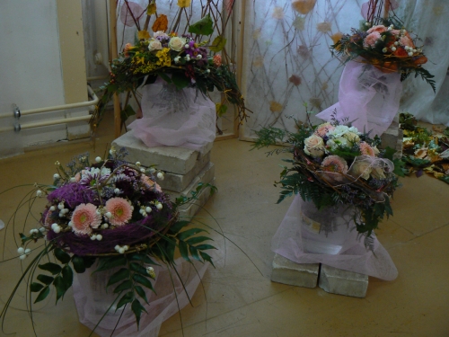 Obrovitánské svatební kytice